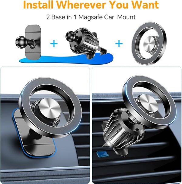 Magnetic Phone Holder for Car Phone - Image 2