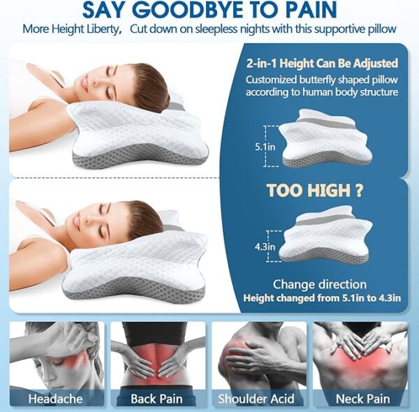 Cervical Pillow for Neck and Shoulder Pain Relief - Image 2
