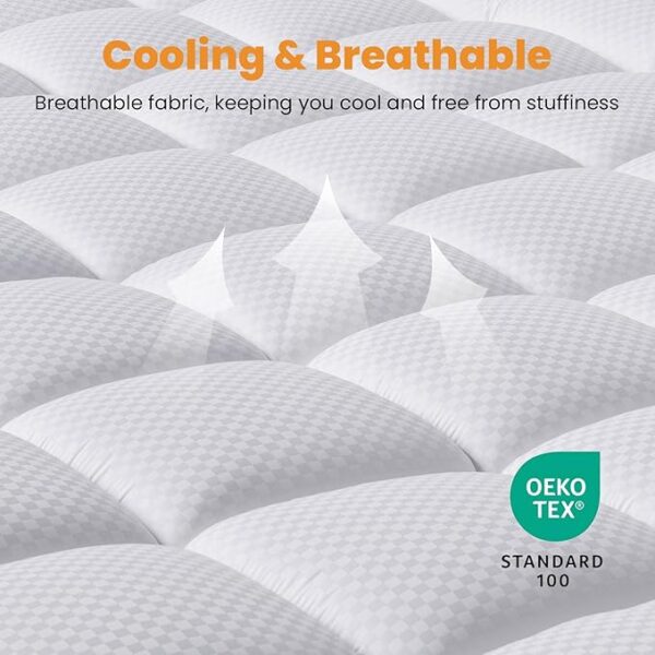 Cooling Breathable Mattress Topper - Image 3